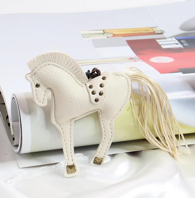 Horse Keychain, Hanging Charm Accessory for Purse, Bag and Backpacks Pony Key Chain for Women