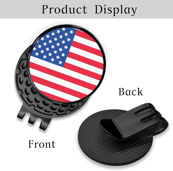 Personalized Golf Ball Marker Hat Clip – Custom Magnetic Ball Marker with Your Photo, Name, Logo or Initials – Unique Golf Gift for Men, Dad, Coach, Golfer