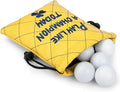 Golf Valuables Pouch, Leather Golf Tee Pouch with Drawstring Closure Golf Ball Tee Handbag Portable Golf Accessories