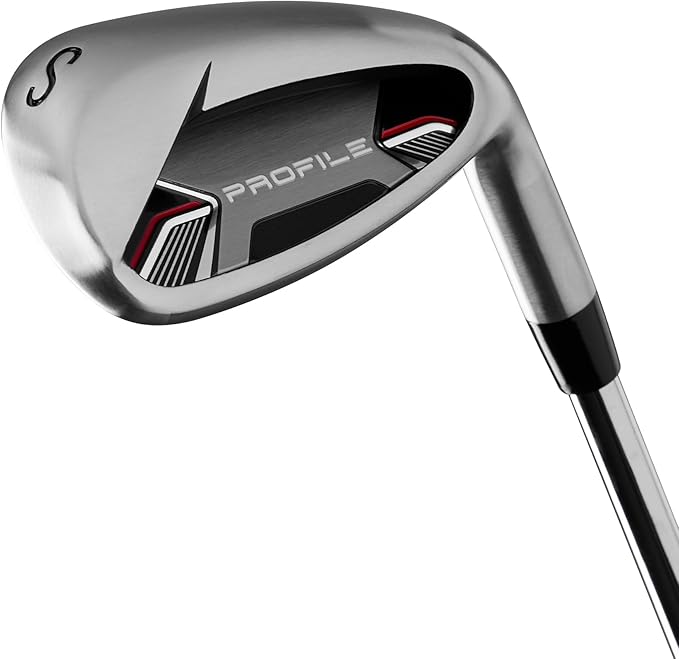 Wilson Men's Profile Complete Golf Set with Stand Bag - Right Hand, Tall, Regular, Red/Black/Silver