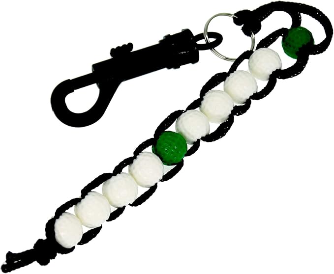 2pcs Golf Beads Score Counter Sports Stroke Score Count with Clip