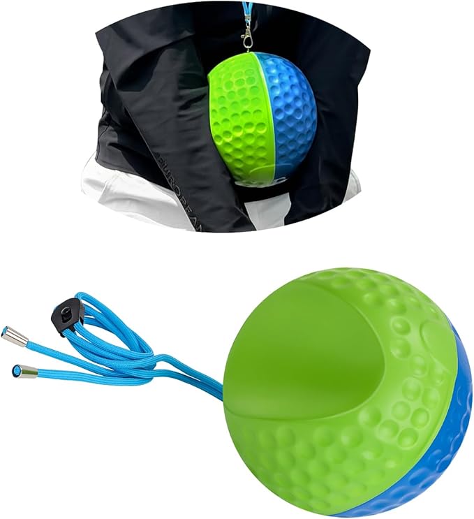Golf Training Aid Ball for Impact Precision & Consistent Swings - Master Body Connection to Fix Slicing, Scooping & Chicken Wing | Simple and Effective Golf Training Tool