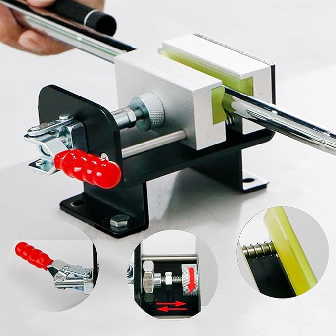 Golf Club Vise Duty Clamp for Precision Shaft and Grip Work Complete Tool for Golf Grip Replacement and Club Customization, Professional Golf Grip Replacement Accessories