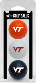Team Golf NCAA Regulation Size Golf Balls, 3 Pack, Full Color Durable Team Imprint