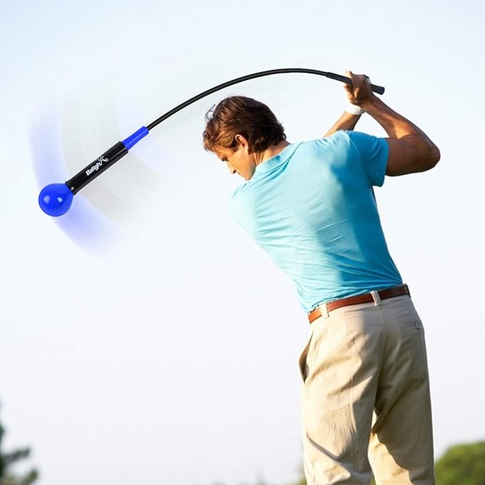Golf Swing Trainer Aid and Correction for Strength Grip Tempo & Flexibility Training Suit for Indoor Practice Chipping Hitting Golf Accessories