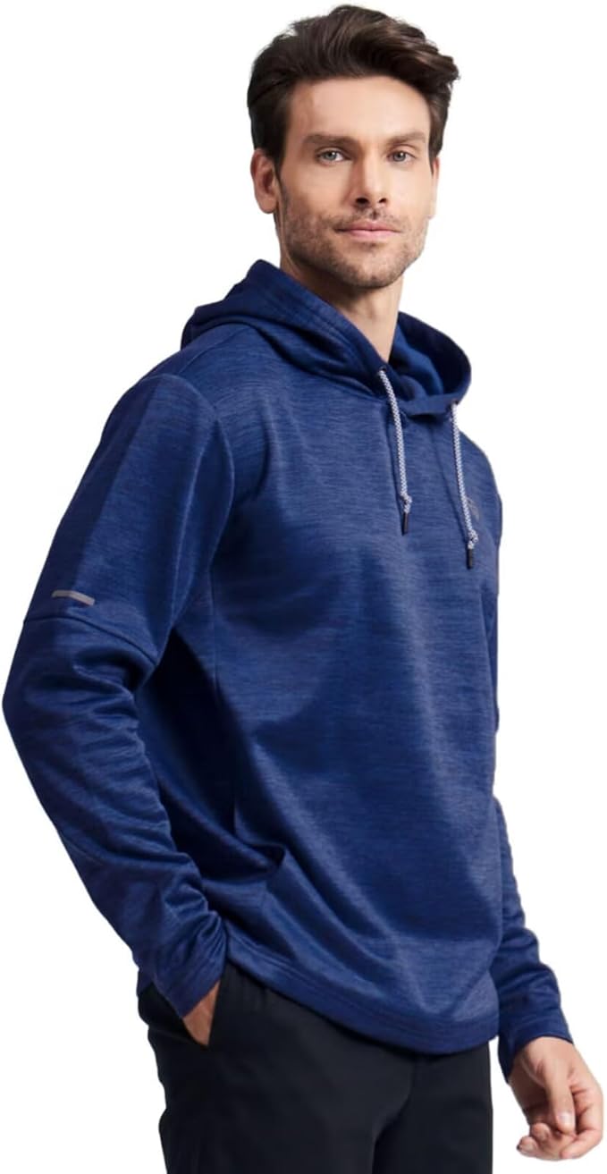 Hoodies for Men Golf Fleece Hooded Sweatshirts Dry Fit Athletic Lightweight Casual Midlayer Mens Hoodies Pullover