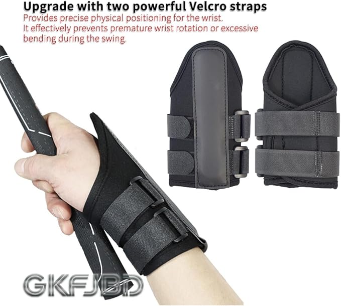 for Golf Swing Training Correcting Arm Band and Corrector Wrist Trainer Protector Health Gear Golf Wrist Brace for Beginner Golf Swing Practitioner (Pack of 1+1)