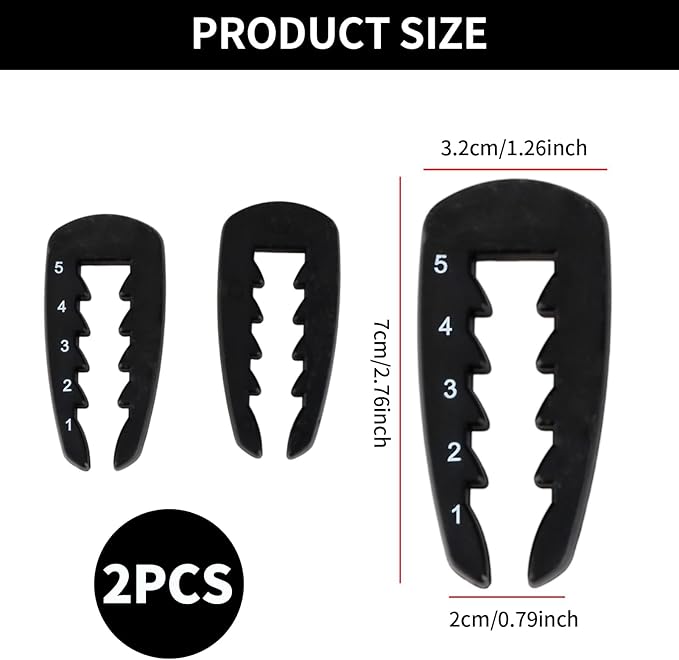 2 Pcs Adjustable Golf Tee Height Setter Tool with 5 Level Indicator, Precision Training Aid for Consistent and Shots, Golf Practice Accessories for Driving Range & Outdoor Use
