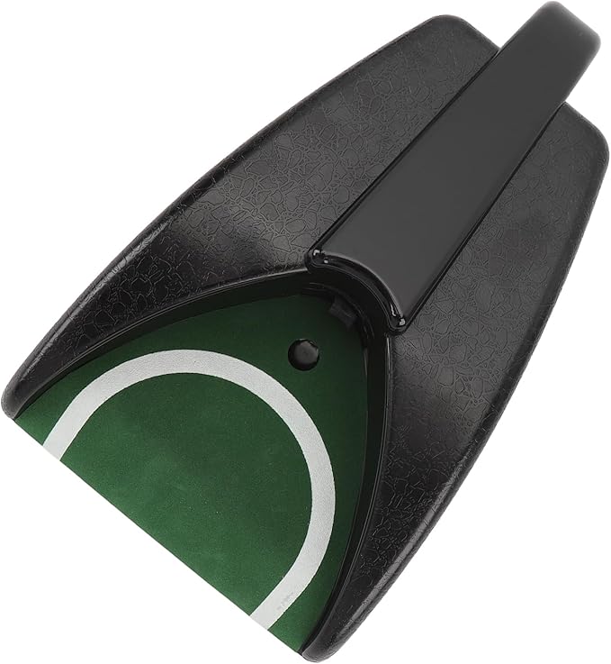 Acouto Putting Mat with Return Return Machine Automatic Sensing Battery Powered Putting Cup Indoor Putt Practice Training Equipment