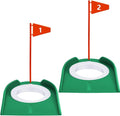 Sotiff Golf Putting Practice Cup Hole Training Aids Golf Accessories Training Putters with Plastic Flag for Adult Office Garage Yard Indoor Outdoor Practice