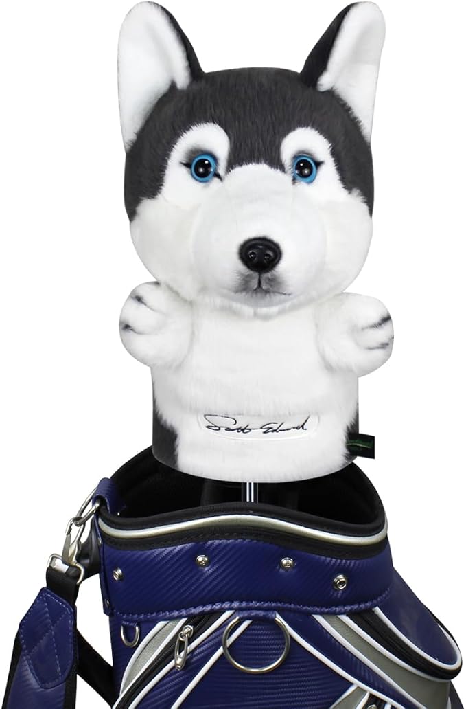 Scott Edward Golf Club Cover Fit Well for Driver or Fairway Wood Golf Club, Funny Cute Animal Design Soft Functional Golf Headcover Stylish Protection for Your Clubs for Men and Women