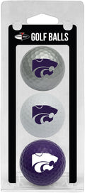 Team Golf NCAA Regulation Size Golf Balls, 3 Pack, Full Color Durable Team Imprint