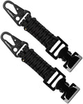 Tactical Glove Clips Work Glove Holders Strap w/Metal Alligator for Duty Belt Backpack Camping Hiking Construction