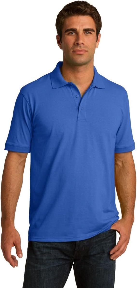 Clothe Co. Men's Big and Tall Polo Shirt, Men's Tall Polo Short Sleeve Performance Cotton Blend