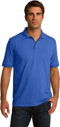 Clothe Co. Men's Big and Tall Polo Shirt, Men's Tall Polo Short Sleeve Performance Cotton Blend