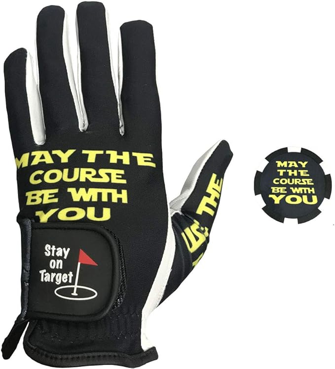 Giggle Golf Men's Golf Glove | Funny Golf Glove