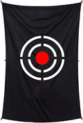 Golf Target Hitting Cloth - Black Portable Foldable Easy Setup for Indoor Outdoor Backyard Practice Training Aid Beginners Men Father Gift