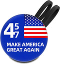 Funny Patriotic Golf Ball Marker with Magnetic Hat Clip - Golf Accessories Golf Gadgets for Golfers Golf Lovers