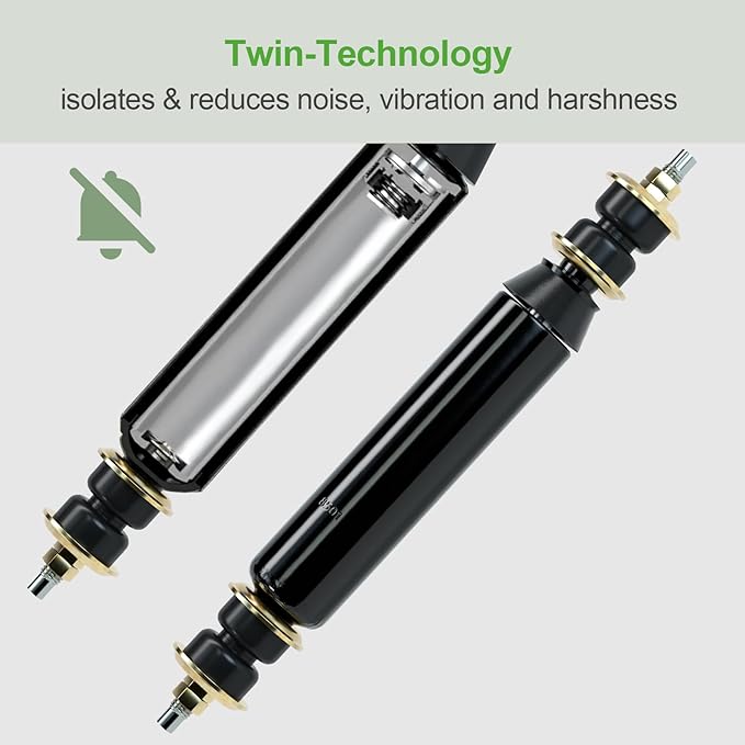 10L0L Rear Shock Absorbers for Club Car DS 1988-2008, Club Car Precedent 2004-Up Golf Cart Electric & Gas, OEM# 1013164 1014236, 2 Pack