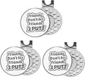 FINGER TEN Golf Ball Marker with Hat Clip Markers Assorted Patterns Value Gift Set Mark Golf Divot Tool Accessories for Men Women Kids