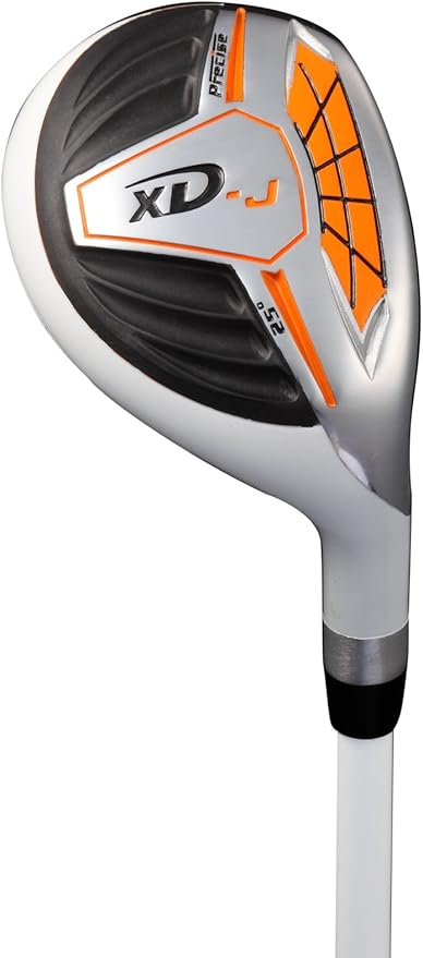 Precise XD-J Junior Complete Golf Club Set for Children | 3 Age Groups Boys & Girls | Right Hand & Left Hand Kids Golf Clubs Set w/ 2 HC's, Flex Shafts & Lightweight Stand Bag with Dual Straps