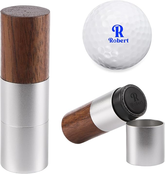 Personalized Name Golf Ball Stamper, Gifts for Men Dad Husband, Self-Inking Golf Ball Stamp Markers, Golfer Gift Golfing Accessories