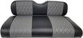 Huskey Parts Company Luxury Golf Cart Seat Cover Charcoal Gray for Club Car Precedent 04+, Tempo 17+