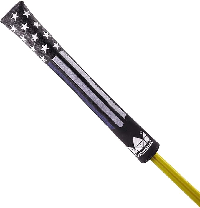 Craftsman Golf Blue Strips Stars Mallet Mid-Mallet Blade Putter Head Cover Headcover Magnetic Closure Alignment Stick Case Holder