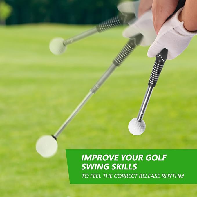 Professional Golf Swing Trainer and Golf Grip Trainer | The Ultimate Golf Training Aid for Practice, Chipping and Putting, Improve Your Consistency and Accuracy