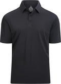 Esabel.C Golf Shirts for Men Dry Fit Performance Short Sleeve Print Moisture Wicking Collared Shirt