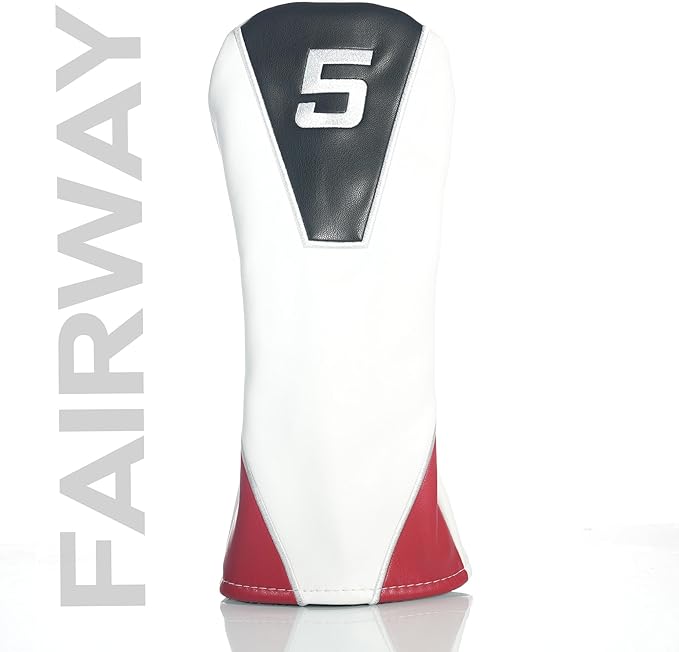 Single Headcover, Easy Slip-On Easy-Off Golf Club Headcover, Fleece Lined Interior, Water Resistant and Durable Shell, Individual Retail Sport Pack