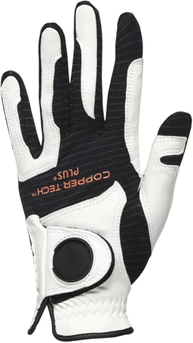 Ultra Premium Leather Golf Glove for Men – Copper-Infused, Compression Fit, All-Weather, Pain Relief