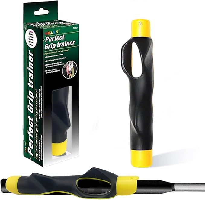 Golf Grip Trainer, Golf Training Grip, Golf Club Grips, Grip Trainer, Golf Grip, Attachment For Improved Hand Positioning On Golf Club