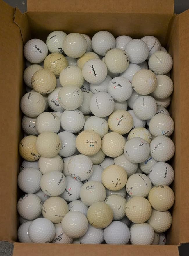 Golf Ball Planet 100 Shag/Practice/Hit Away/Range Used Golf Ball Mix in Mesh Bag