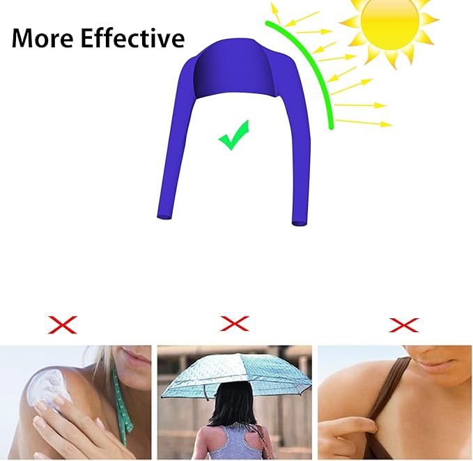 Advanced Cooling Shawl Arm Sleeve Sun Protection Comfortable & Breathable for Women Men