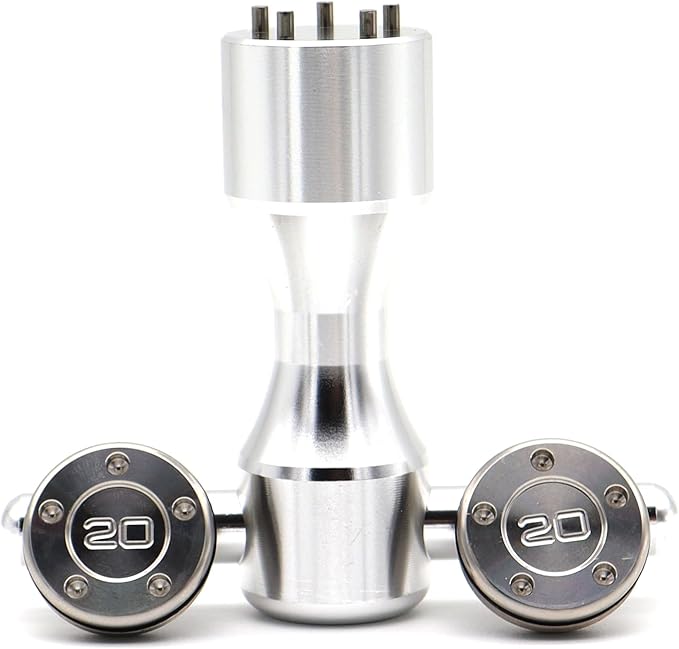 MOTONG 2 x 20g Custom Weights + Wrench for Titleist Scotty Cameron Newport, Button Back, My Girl, Select GoLo, Select Mid & Long, California, Kombi & Futura X (Silver)