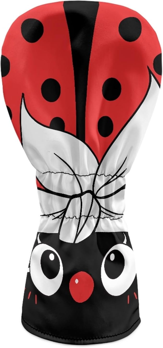 Golf Club Head Covers for Club Protective, Waterproof PU Leather Driver Fairway Wood Hybrid Head Cover