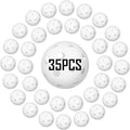 35 Pack Practice Golf Balls Limited Flight Plastic Golf Balls 42mm Practice Golf Balls for Backyard Golf Training Balls for Swing Practice, Airflow Hollow (Multiple Colors)