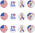 Golf Ball Markers Assorted Patterns Value Pack of 12 Golf Gifts, Golf Cap Clips and Divot Repair Tools Parter Accessories Sets for Men Women Golfer
