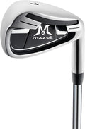 MAZEL Golf Individual Iron 1,2,3,4,5,6,7,8,9, Golf Iron with Steel Shafts for Right Handed Golfers