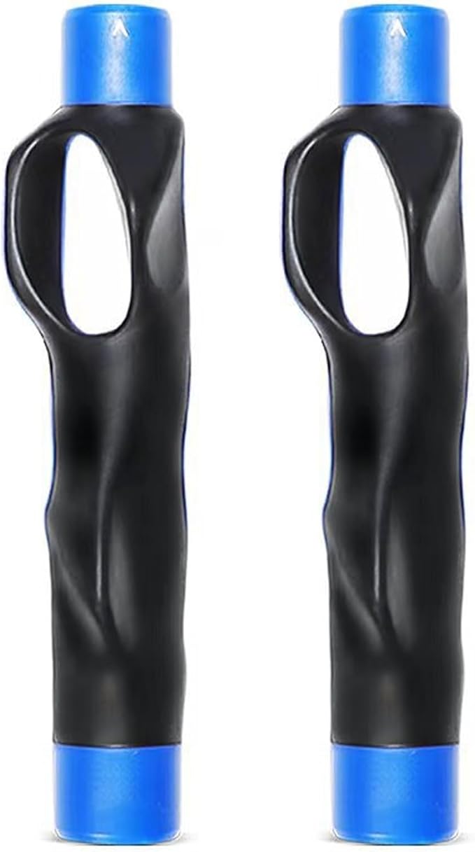 2 Pcs Blue Golf Grip Trainer for Right Hand - 6 inch Golf Swing Practice Tool to Fix Hand Position & Improve Swing,Correct Aid for Beginners,