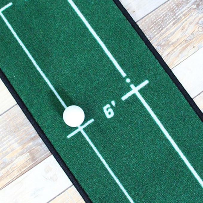 Putting Practice Green Mat Durable Portable for Indoor Outdoor Office Party Backyard Use 280x30cm