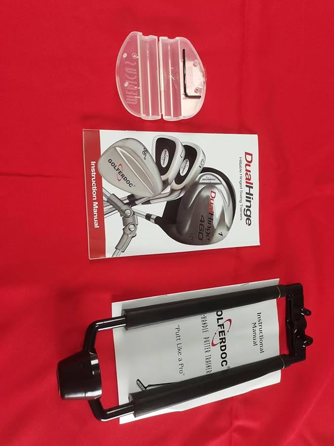 Pack Dual-Hinged DA 460CC Driver Golf Club loft 12 Degree RH +7# Iron Golf Club RH Swing Training Aid with Dual Hinge +Putter Swing Correcting Training Package