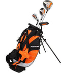 Precise XD-J Junior Complete Golf Club Set for Children | 3 Age Groups Boys & Girls | Right Hand & Left Hand Kids Golf Clubs Set w/ 2 HC's, Flex Shafts & Lightweight Stand Bag with Dual Straps
