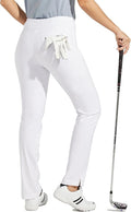 WILLIT Women's Golf Pants 3 Pockets Stretch Casual Pull on Pants Quick Dry Hiking Travel Pants