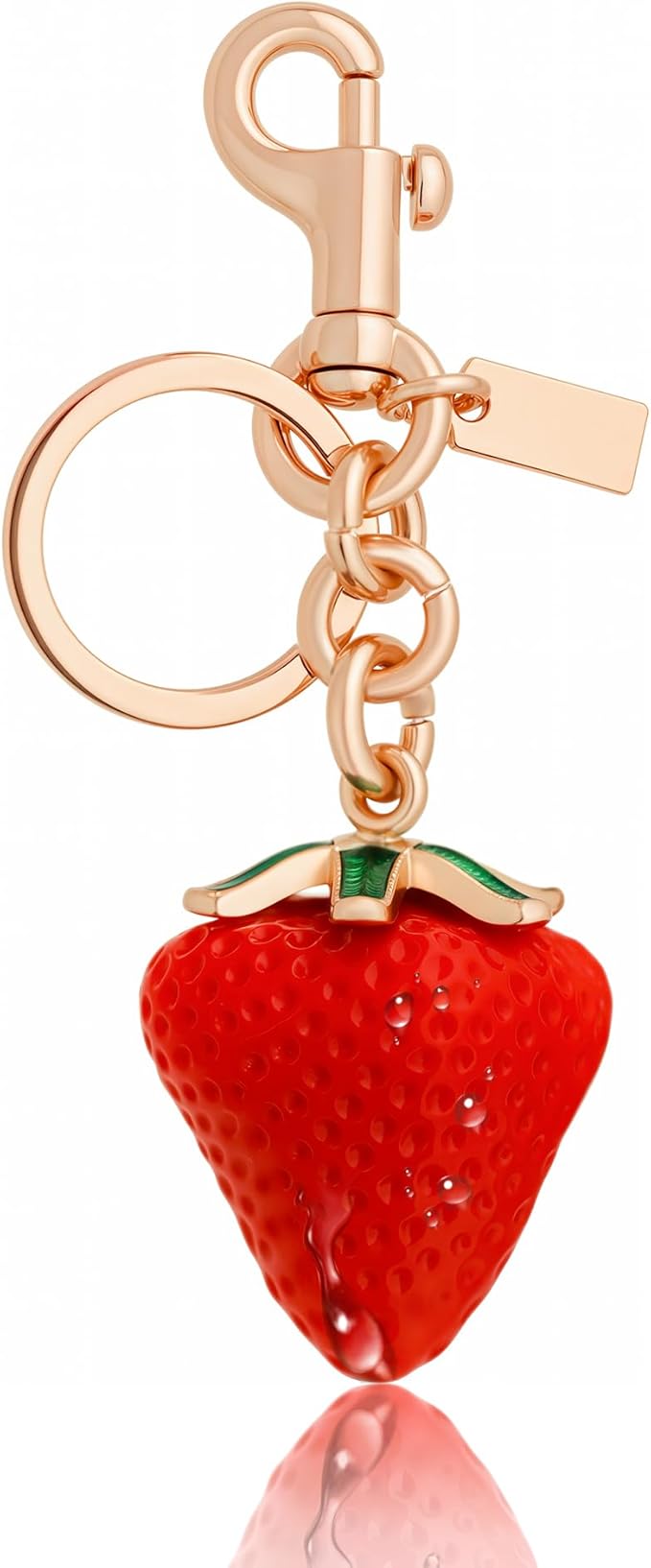 Cherry Bag Charm, Cute Strawberry Fruit Bags Charm Purse Charms Keychain Women Bag for Handbag