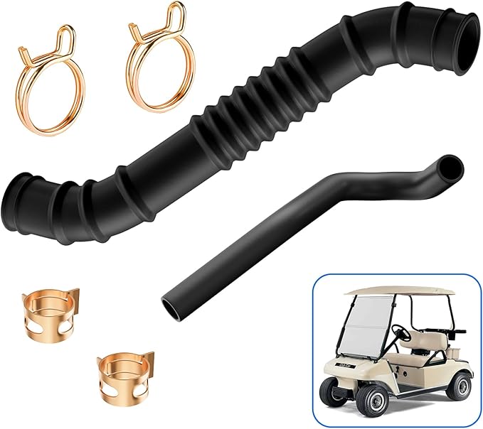 Club Car DS Air Intake Hose and Crankcase Vent Tube Repair Set for Club Car DS 1998-UP Gas Golf Carts，Replace OEM # 101837101 101971301 1016572 1017466