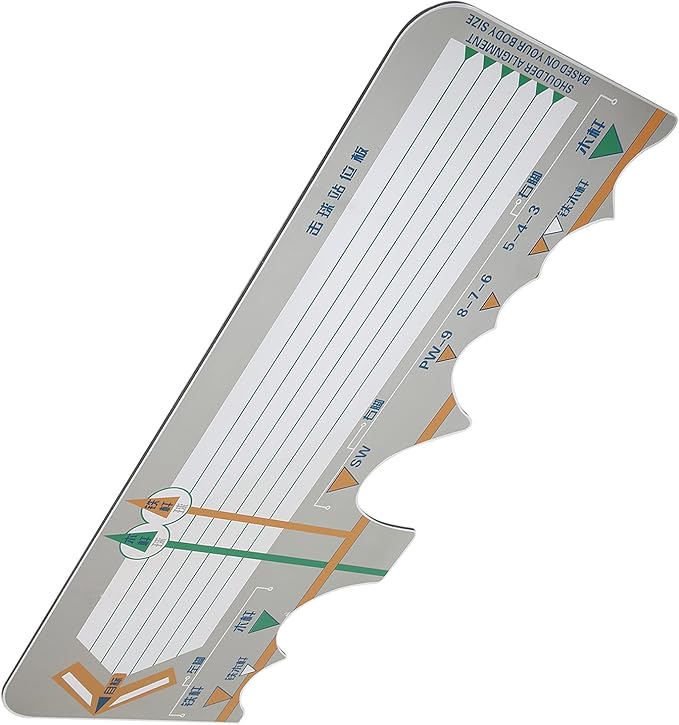 Golf Putting Mirror Board Adjustable Swing Training Aids Improve Accuracy Suitable Strength Suitable Men Aluminum Blue