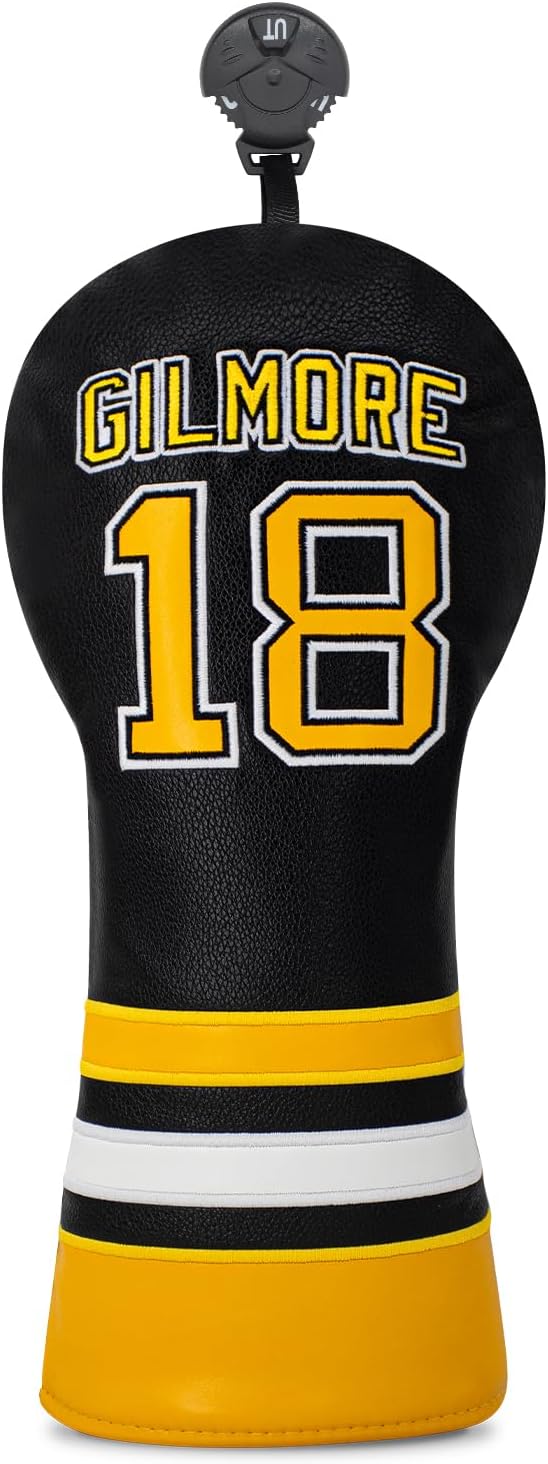 Golf Headcovers Golf Club Headcovers Sports Style Number 18 Premium Leather Driver Fairway(FW) Wood Hybrid(UT), Golf Blade Mallet Putter Cover