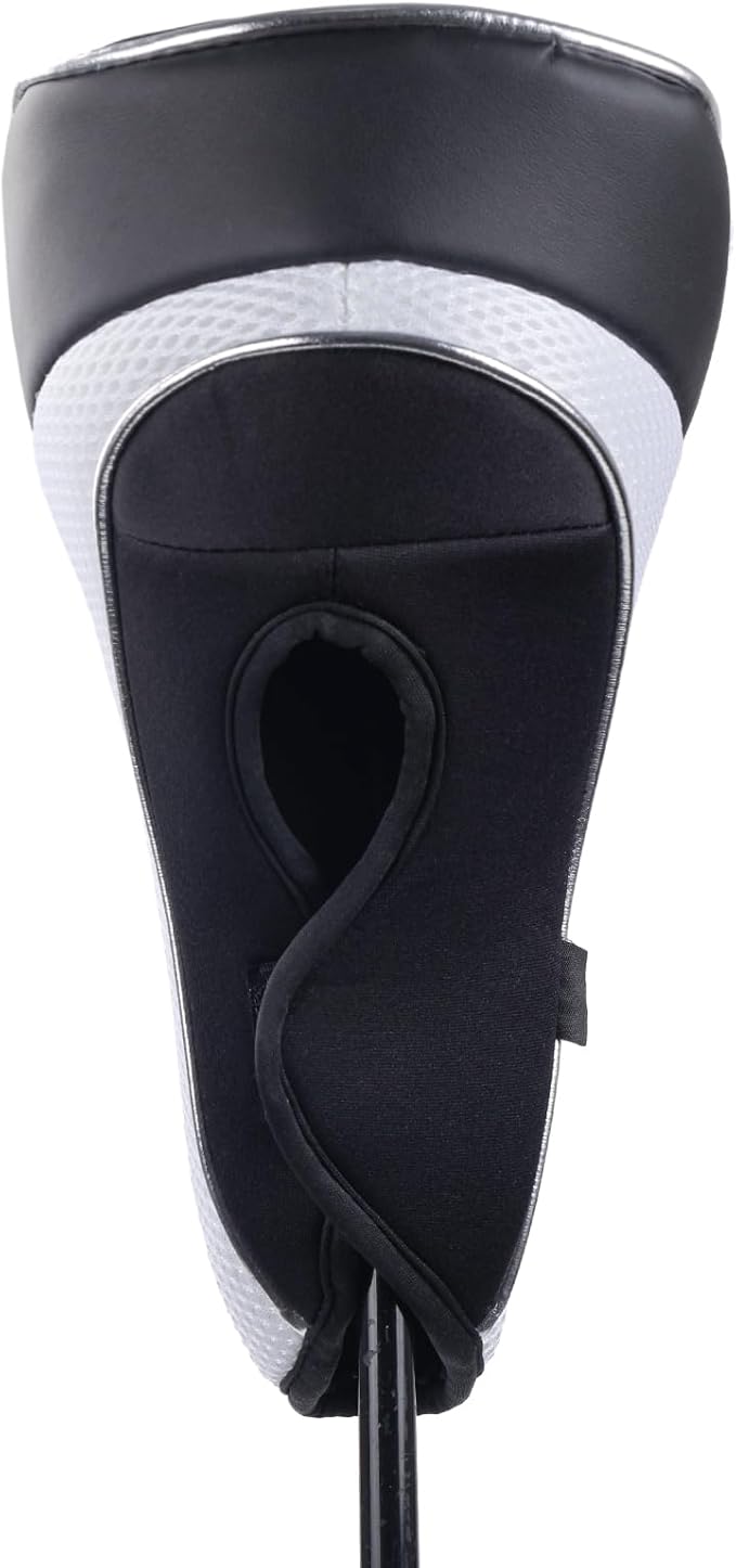 Andux Golf Club Driver Wood Head Covers with Hook & Loop Set of 3
